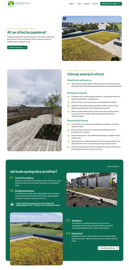 Spolutvorba webu Azeleň.cz