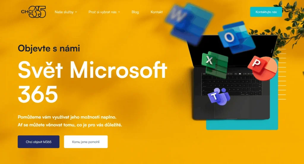 Úpravy webu pro CHCI365