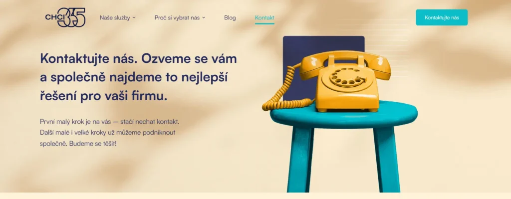 Úpravy webu pro CHCI365 2