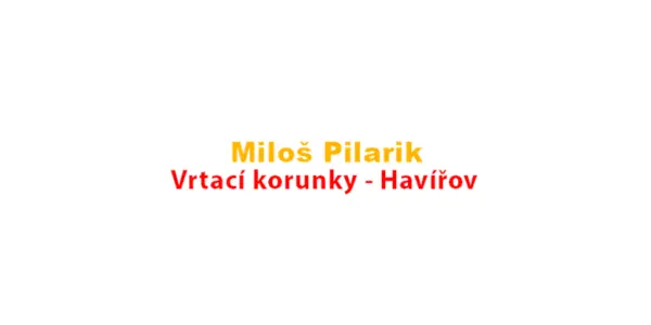 Logo projektu Vrtací korunky Miloš Pilarik