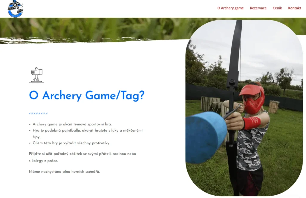 Web pro Archery Hrotovice 4