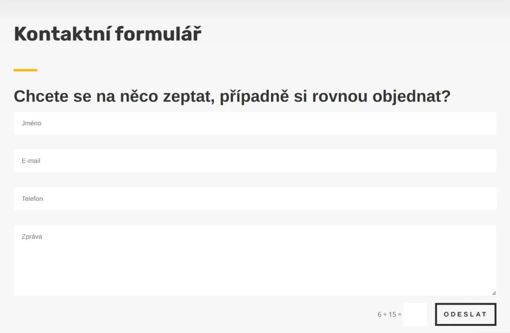 Web pro firmu nabízející vrtací korunky 5