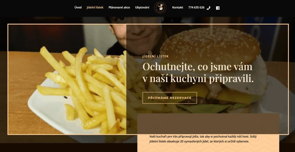 Web pro Kolibu Lužany 2