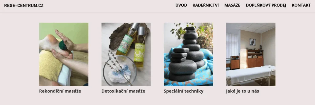 Web pro REGE-CENTRUM 3